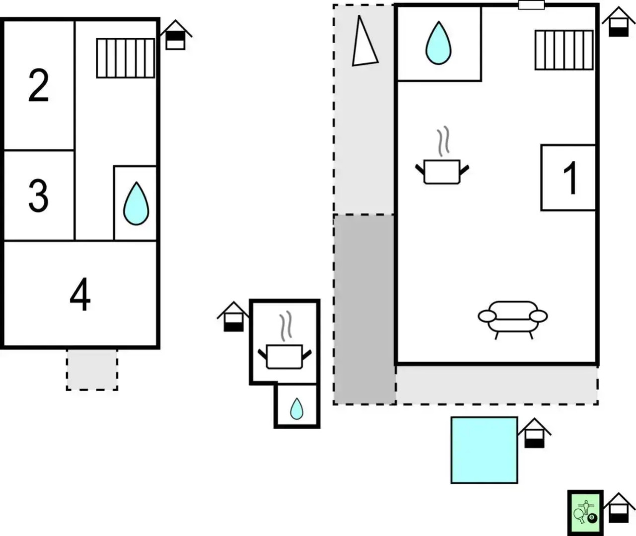 Holiday Home Dicmo with Fireplace 02