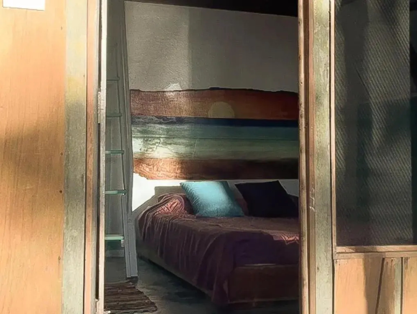 Surrounded By Trees In Front Of The Sea