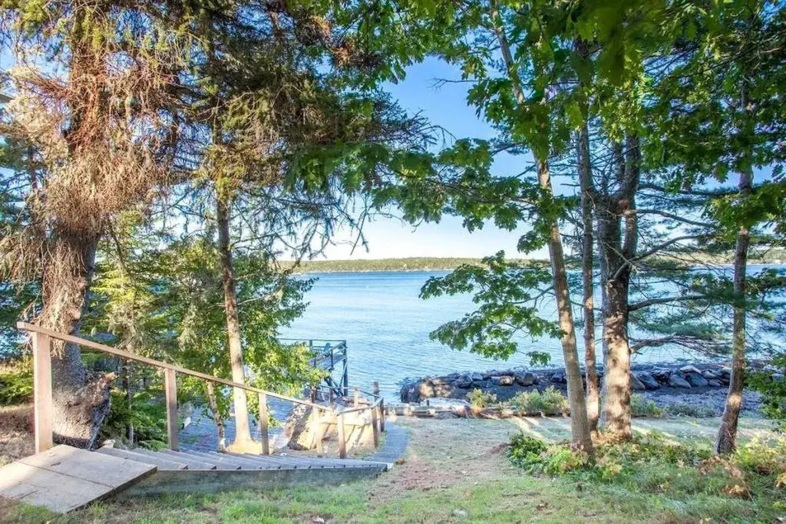 East Boothbay Oceanfront Home by RedAwning