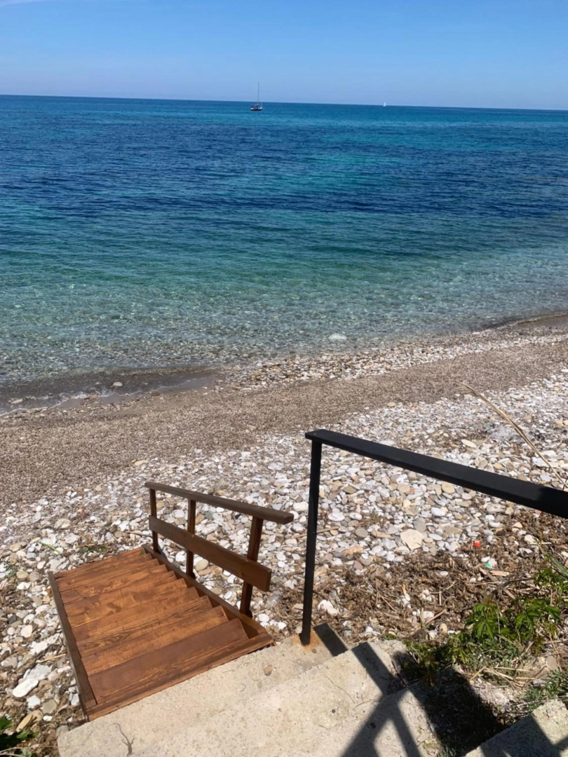 Sfondo Blu Villa sul mare