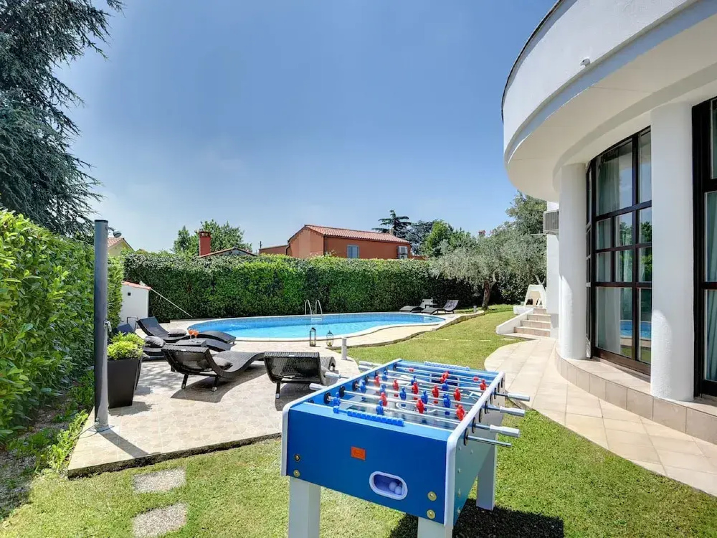 Villa in Medulin With Garden, Private Pool and Sauna Near the Center