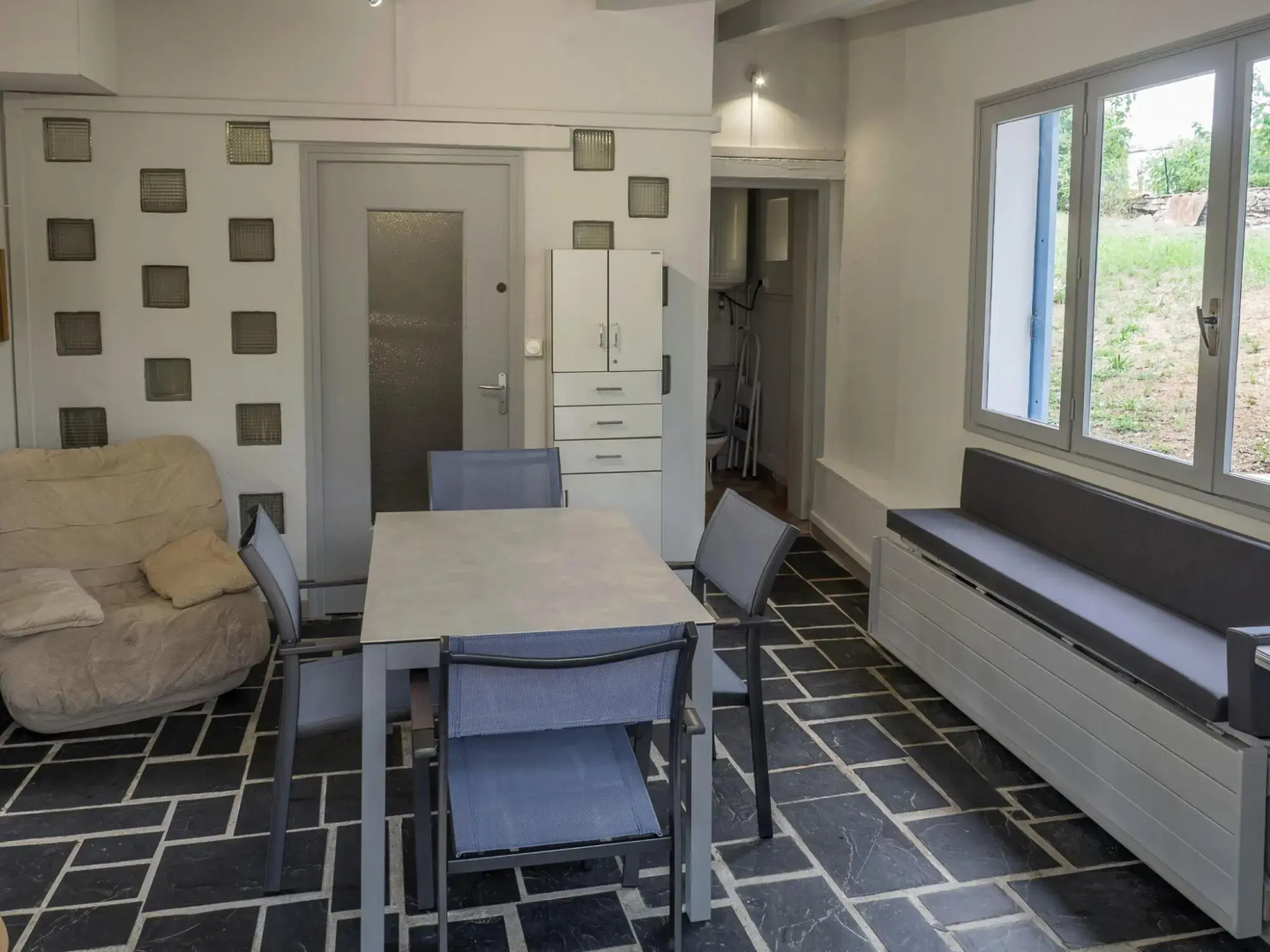 Cottage in Uzer With Pool, Terrace, Garden, Deckchairs