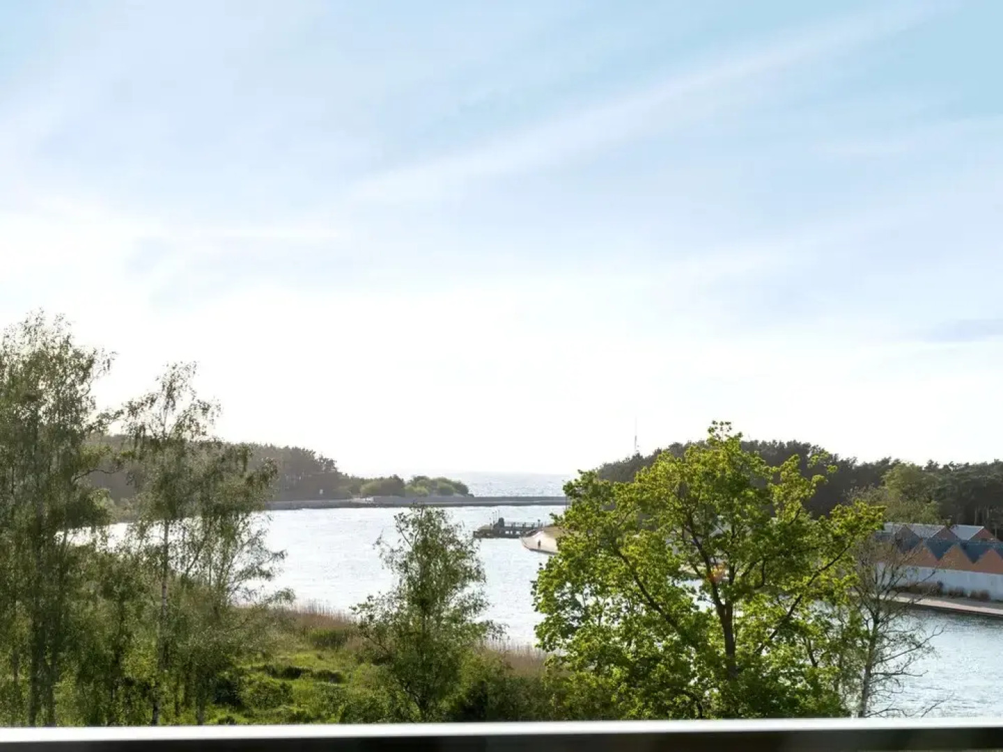 Apartment Overlooking the River, Sauna, Dziwnow