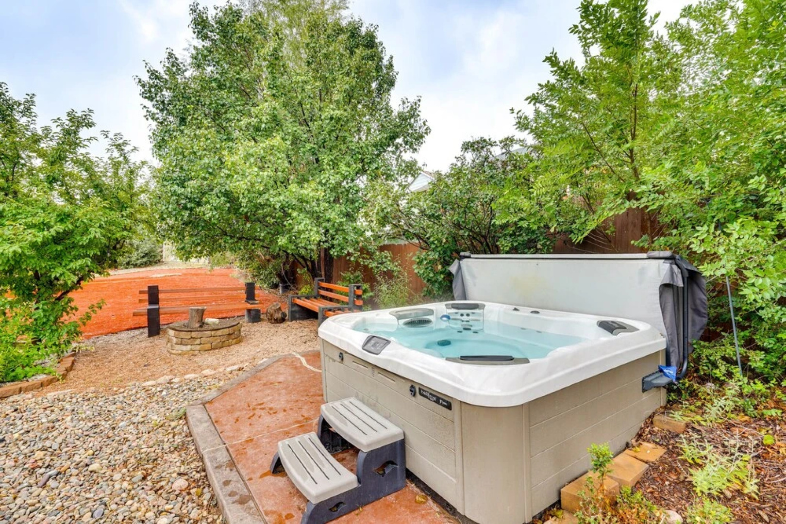 Fountain Retreat w/ Private Hot Tub & Fire Pit