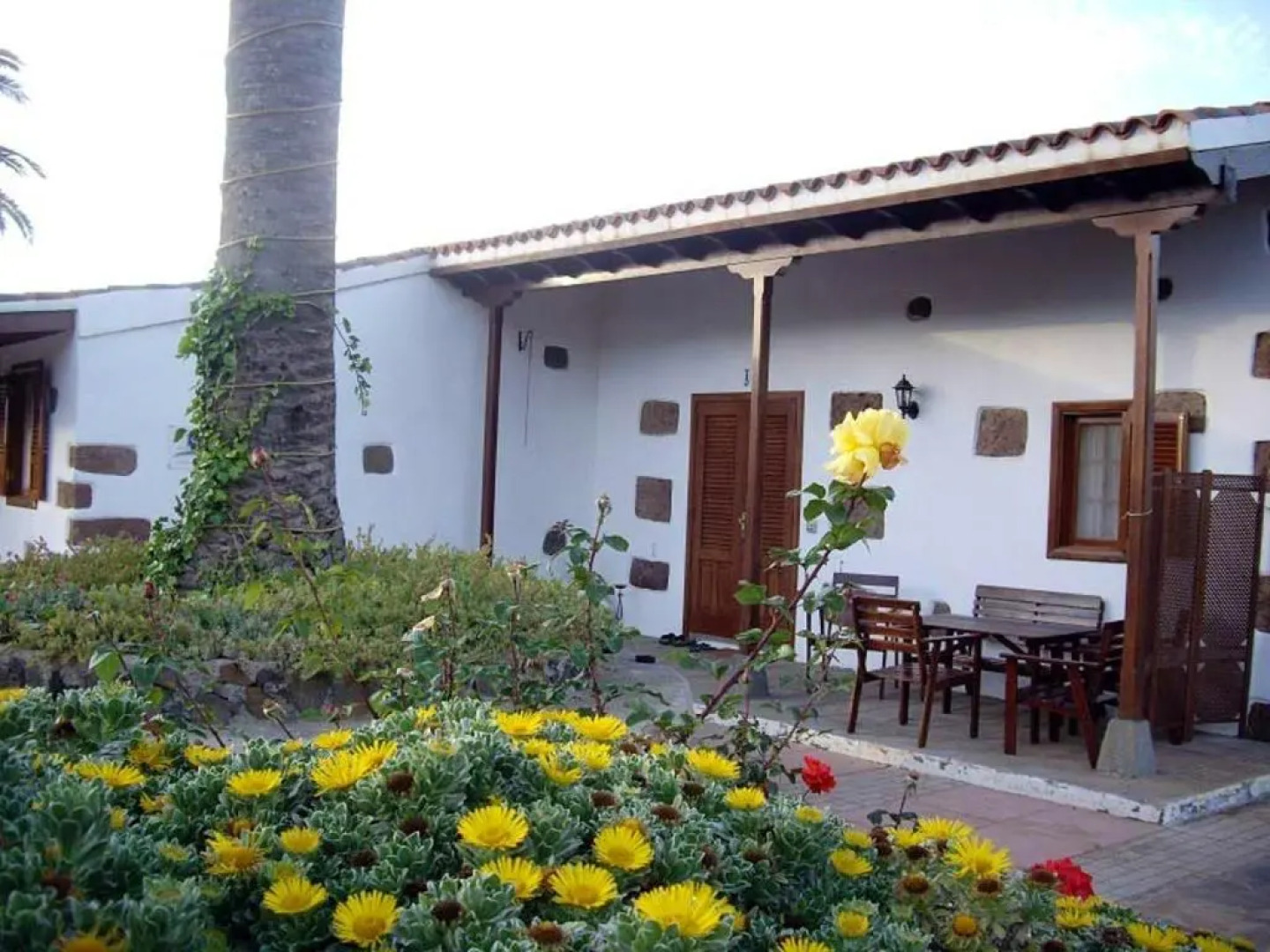 House with 2 bedrooms in San Cristobal de La Laguna with wonderful sea view shared pool enclosed garden 3 km from the beach