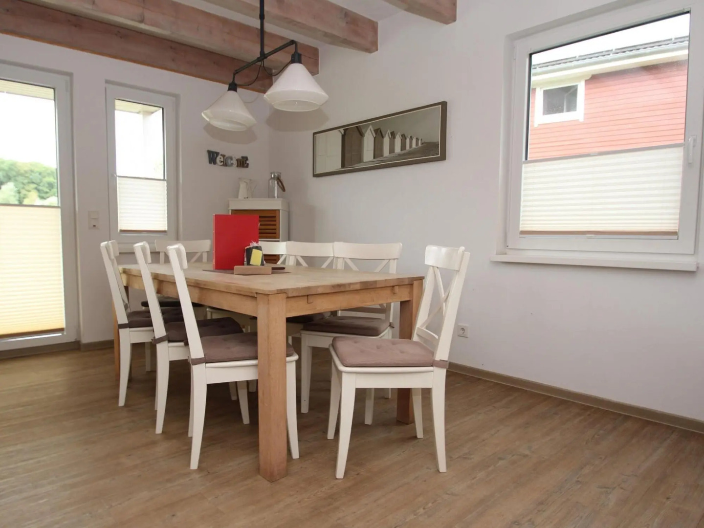 Holiday homes by the lake in the Geesthof holiday park, Hechthausen