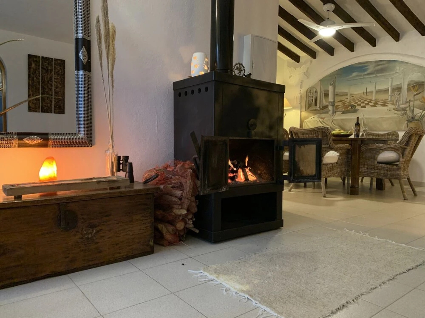 Casa Rural Cómpeta Piscina Barbacoa y Vista