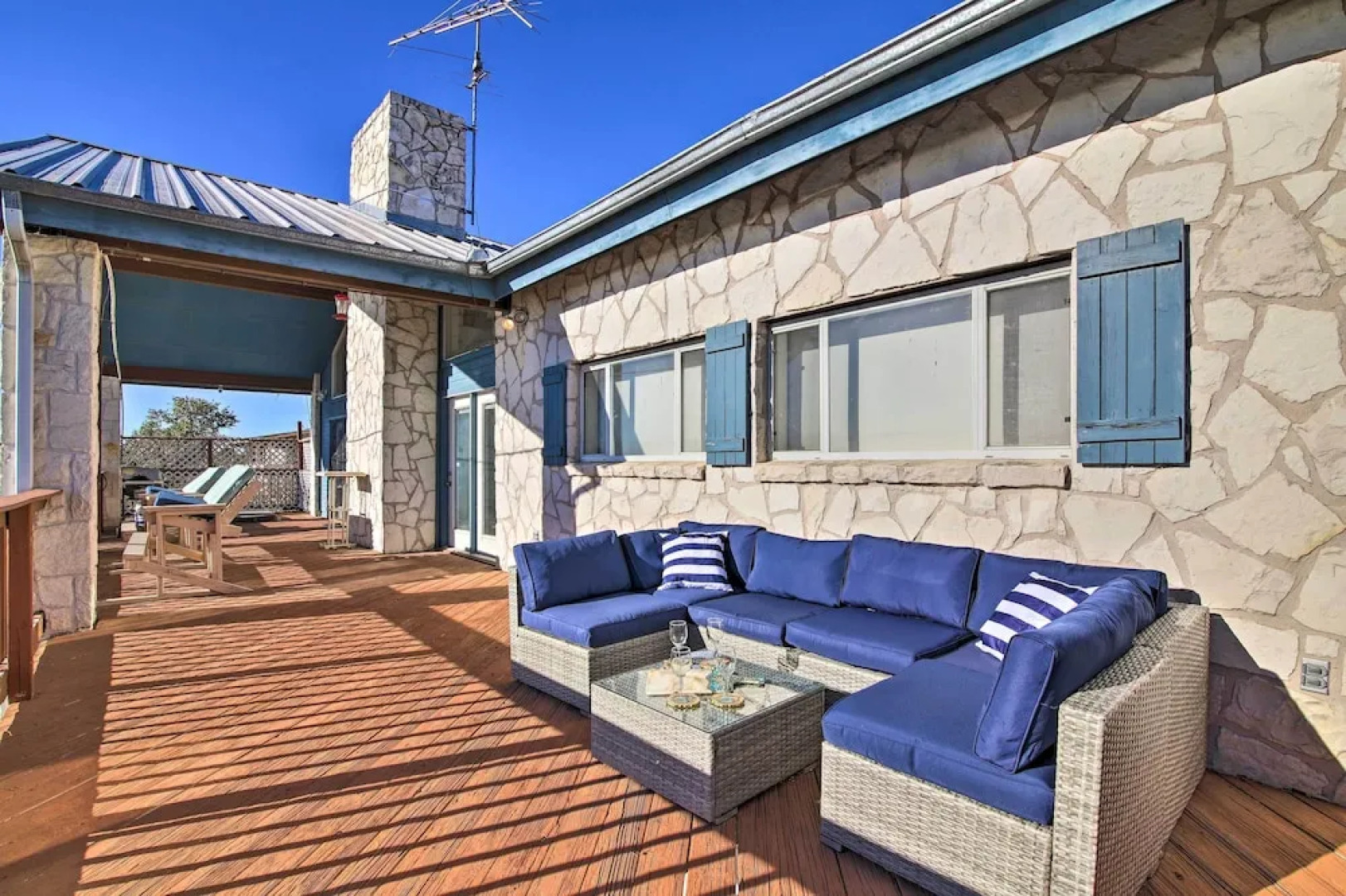 Sunny Lakefront Escape w/ Private Beach & Deck