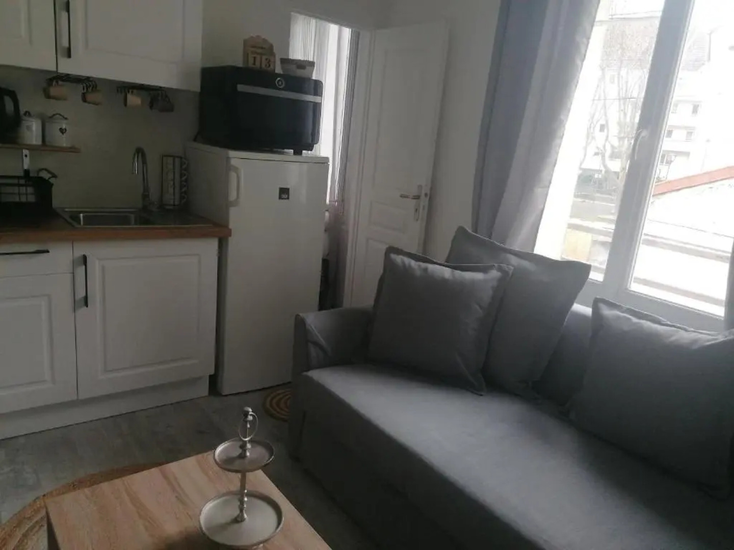 Jolie F2, 4 pers, à 25 min de Paris, 15min d'orly