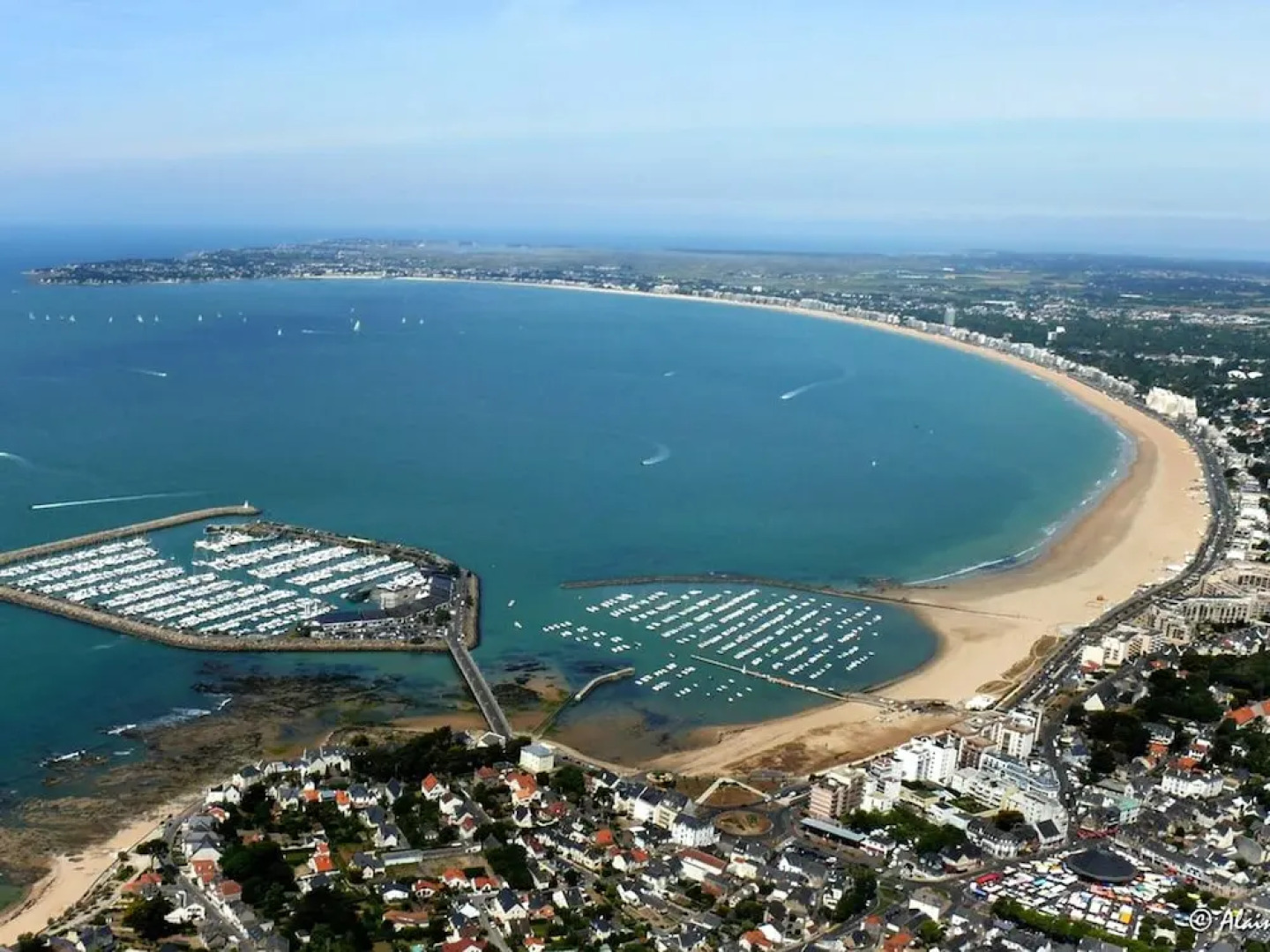 Apartment With 2 Bedrooms in La Baule-escoublac, With Wonderful sea View, Furnished Terrace and Wifi - 5 m From the Beach
