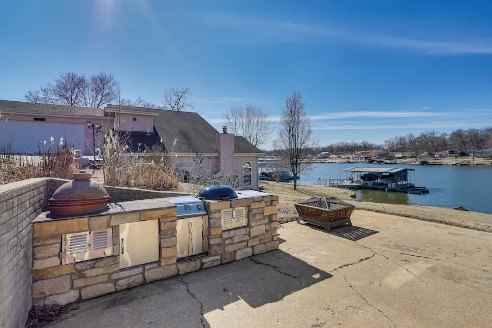 Private Dock: Lakefront Sunrise Beach Home