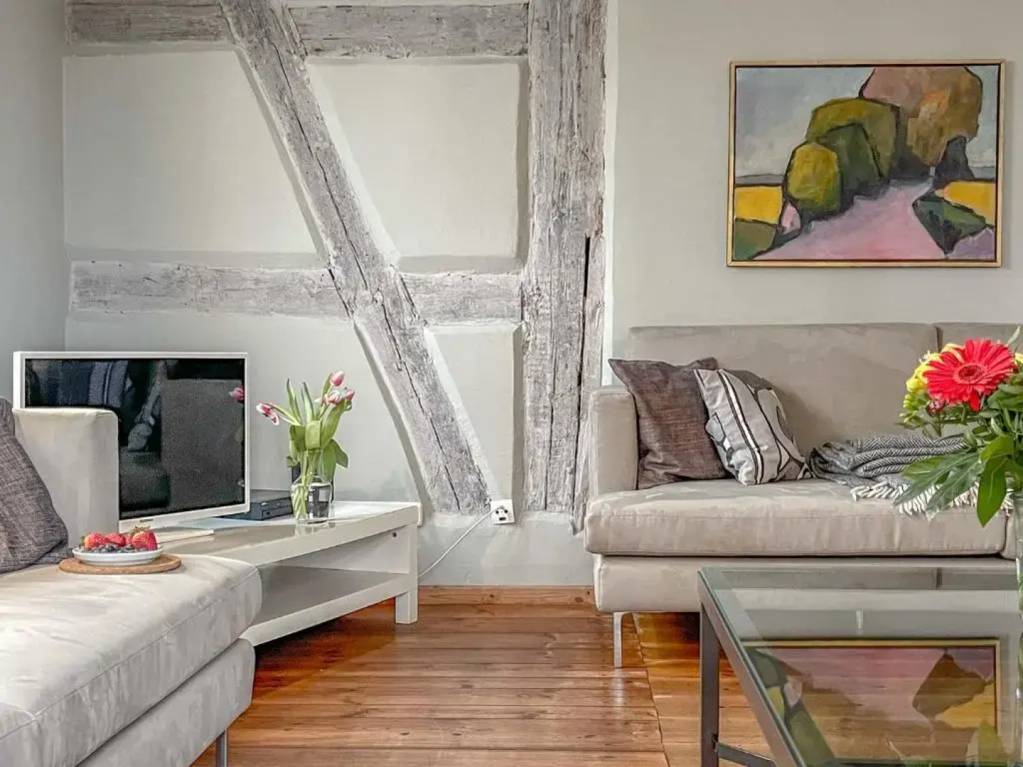 traumHaff Historischer Kahnschifferhof mit Kamin, liebevoll restauriert