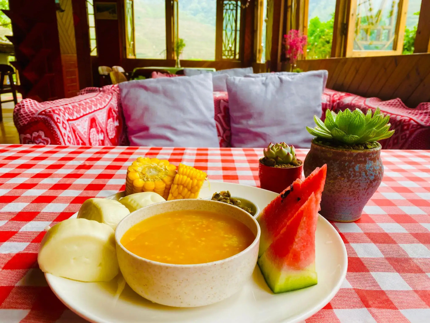 Dragon's Den Hostel in Rice Terraces