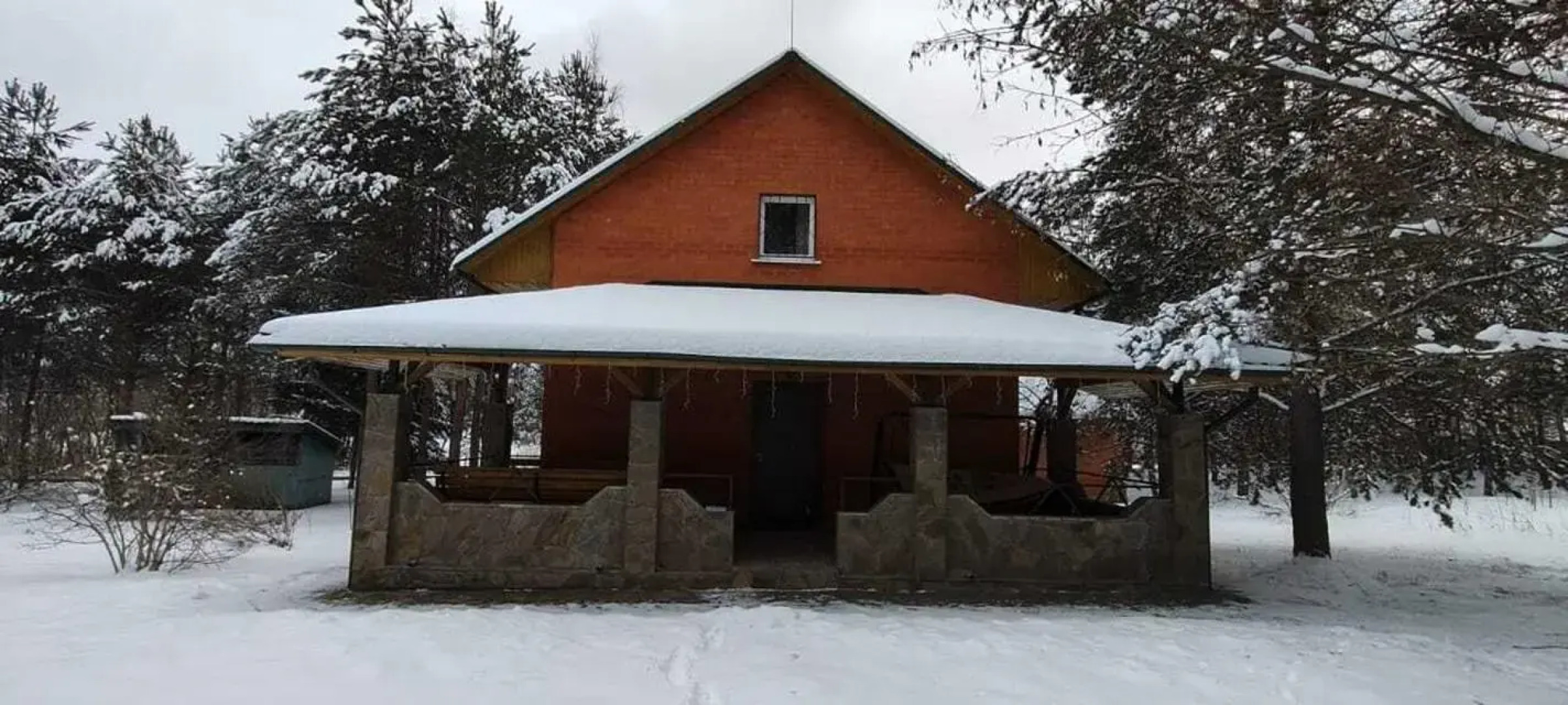 Двухэтажный дом с баней Рябинушка 2