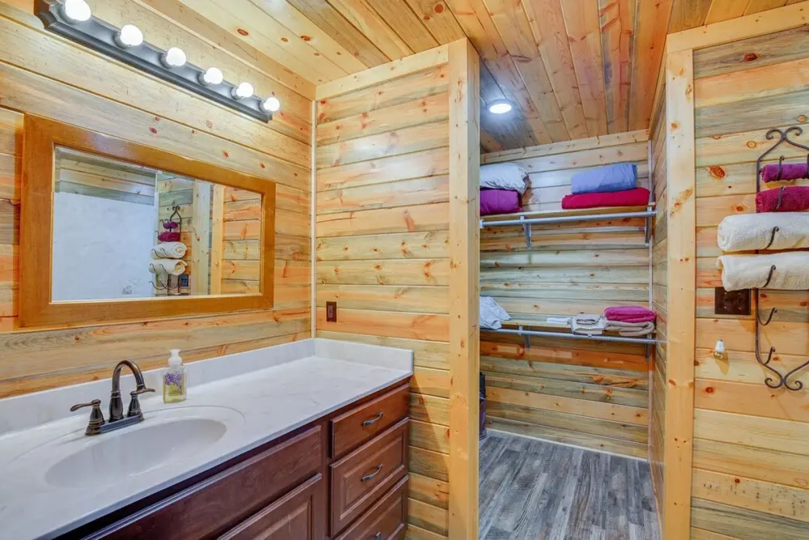 Fire Pit at Dog-friendly Countryside Quitman Cabin