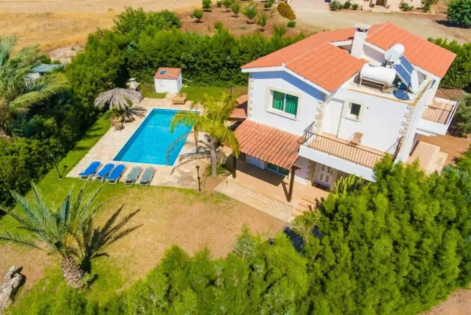 Villa Nansoula Large Private Pool Walk to Beach A C Wifi Car Not Required Eco-friendly - 1838