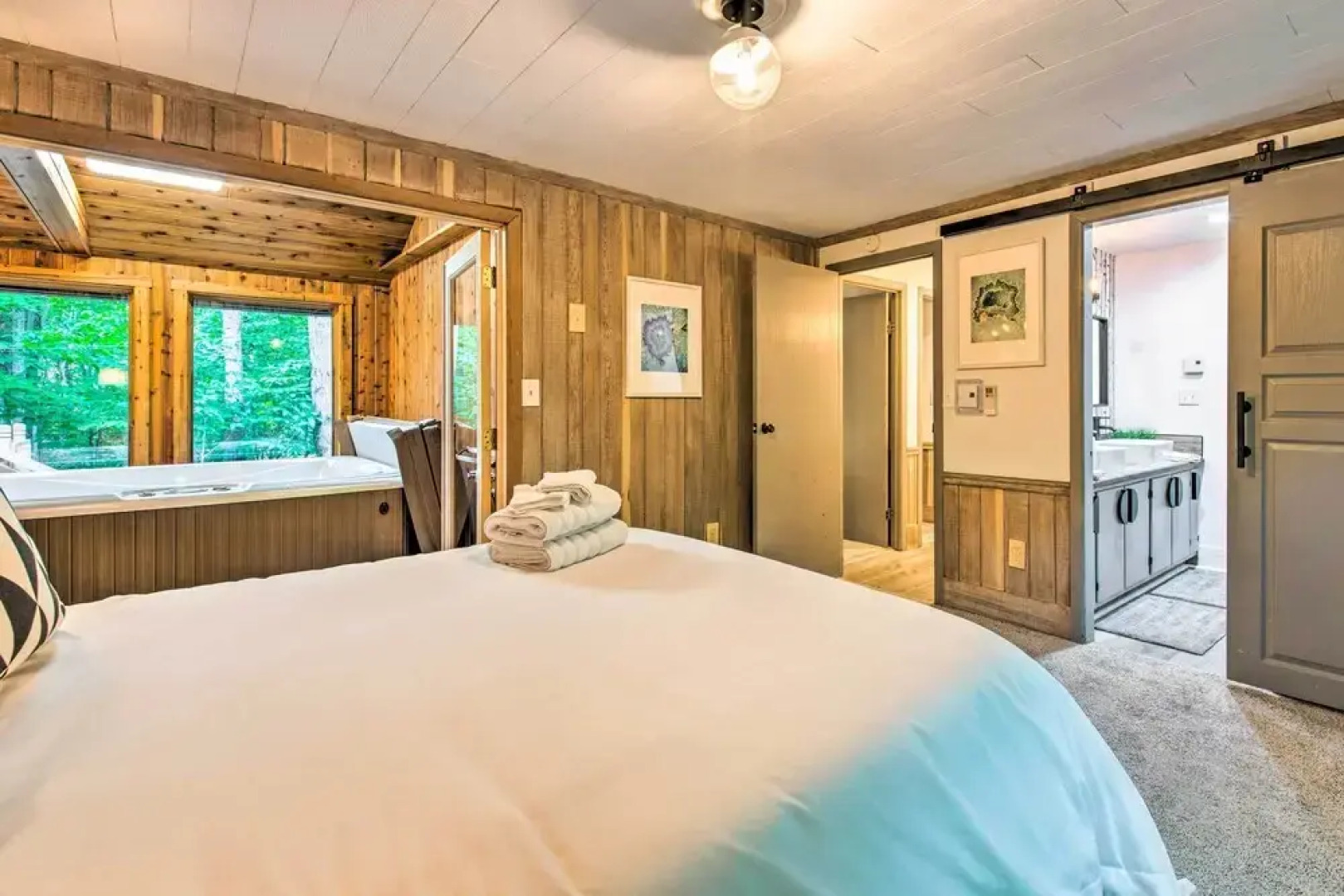 Pet-friendly Pocono Pines Rental w/ Hot Tub!