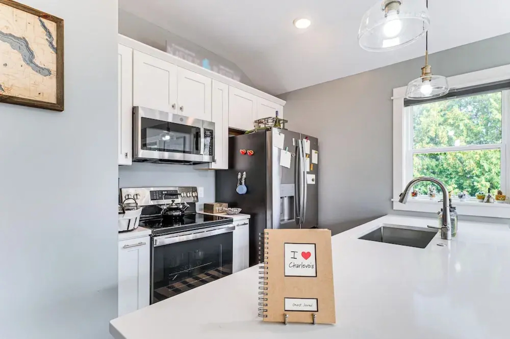 Walk to Dtwn: Charlevoix Condo w/ Fireplace