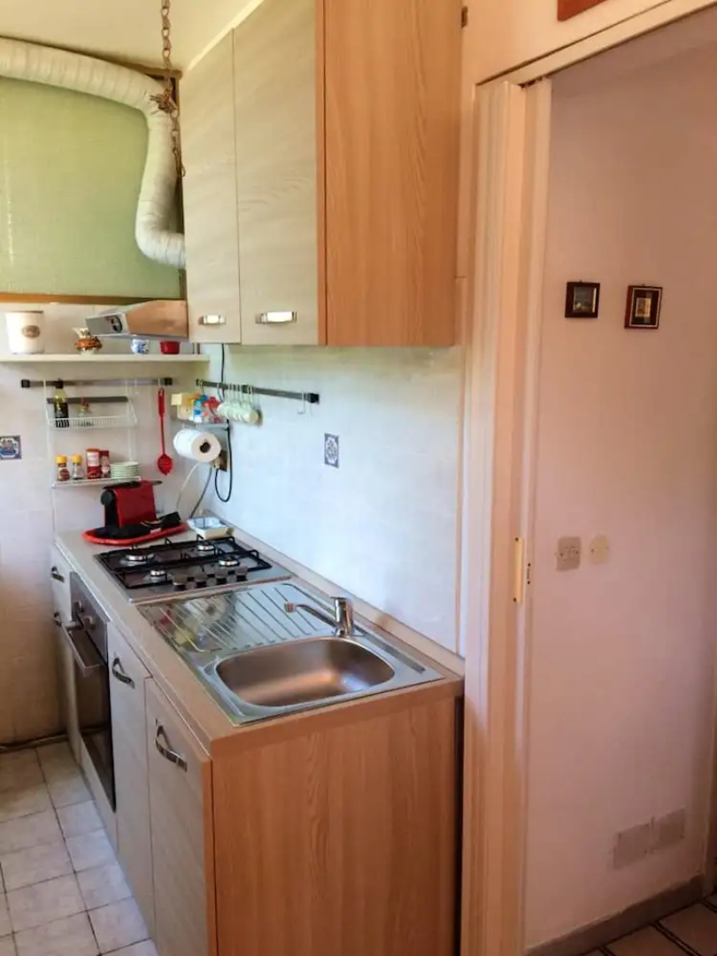 Studio in Costa Saracena  Castelluccio, With Wonderful sea View, Shared Pool, Furnished Terrace Near the Beach