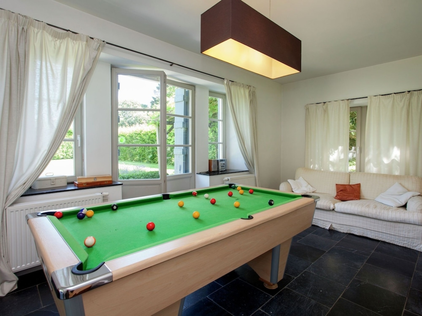 With Billiards, Table Tennis and Collection of Modern art in a Rural Setting