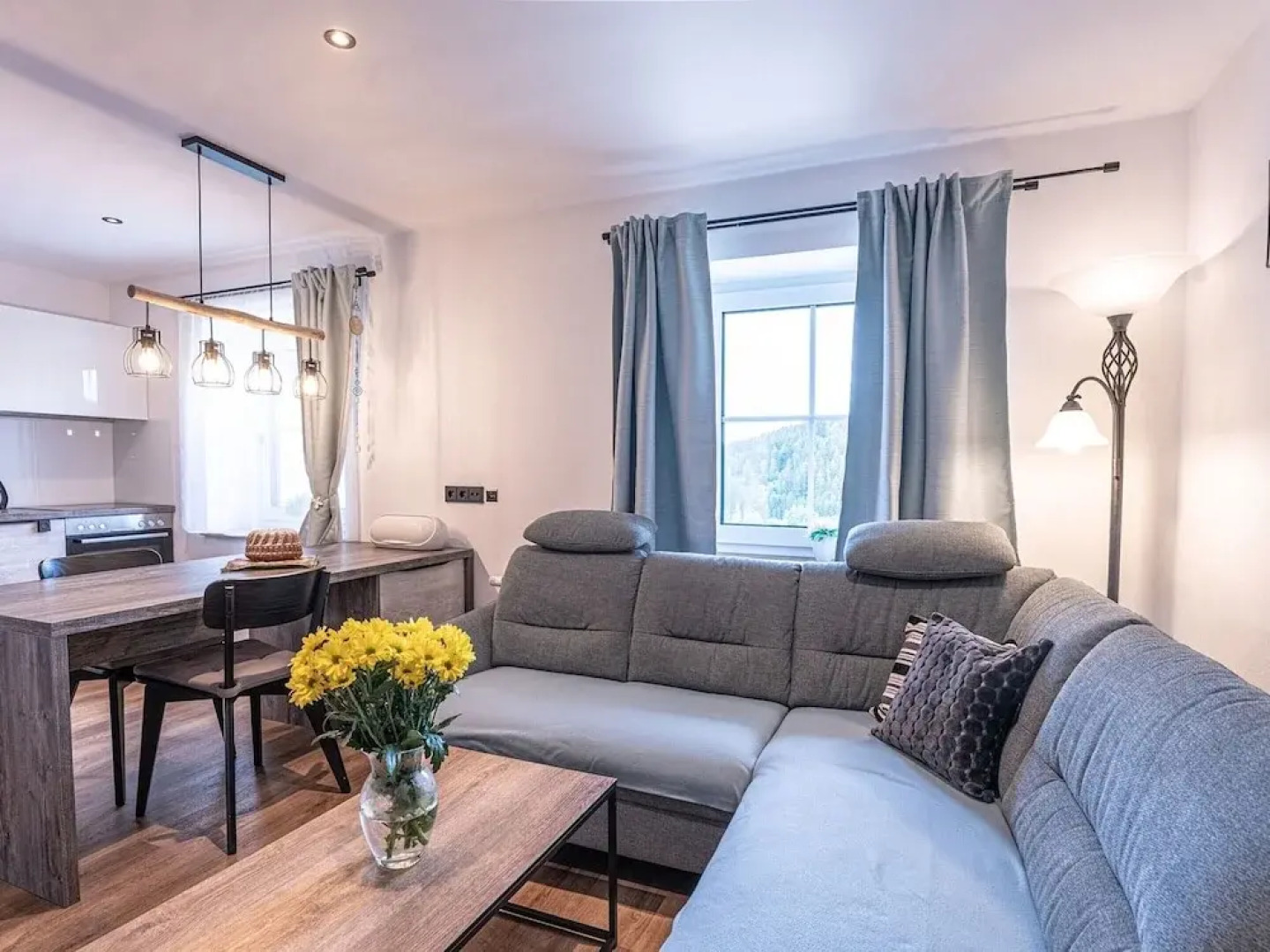 Ferienhaus mit Sauna in Skigebietsnahe