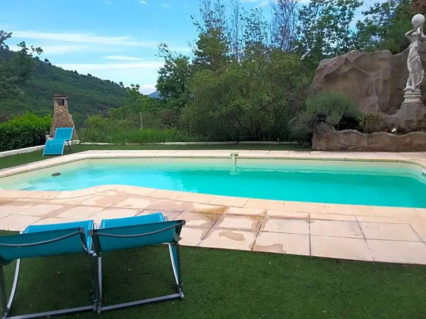 La beauté de l'arrière pays Nicois