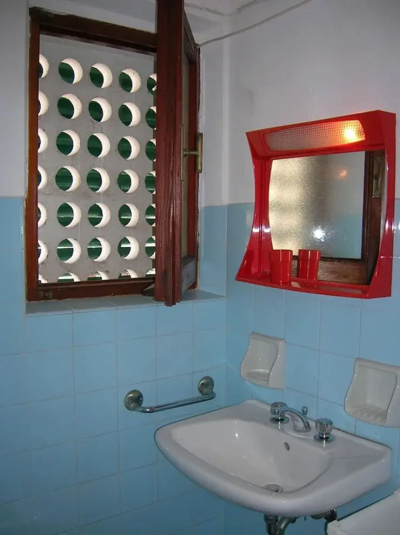 Casa dels Misteris a terrace on sea