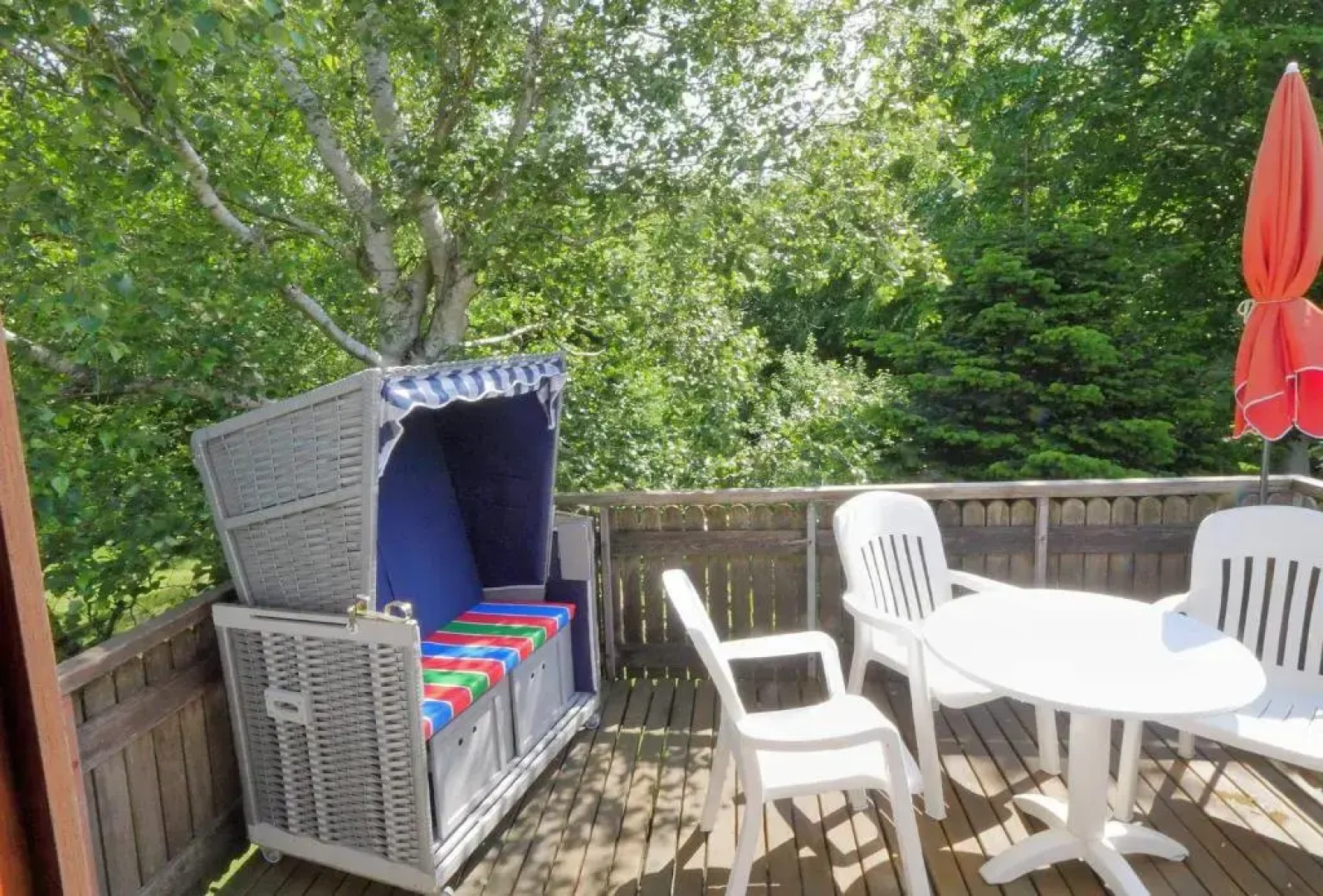 Ferienhaus Ebbe und Flut, Balkon-Whg