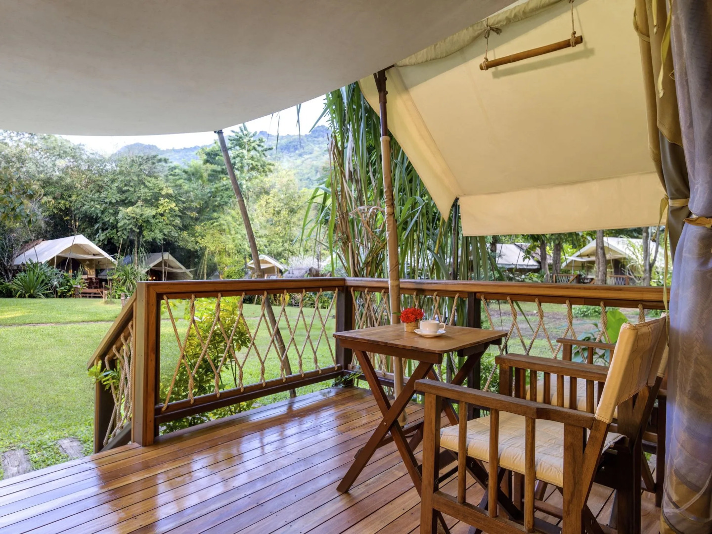 Hintok River Camp at Hellfire Pass