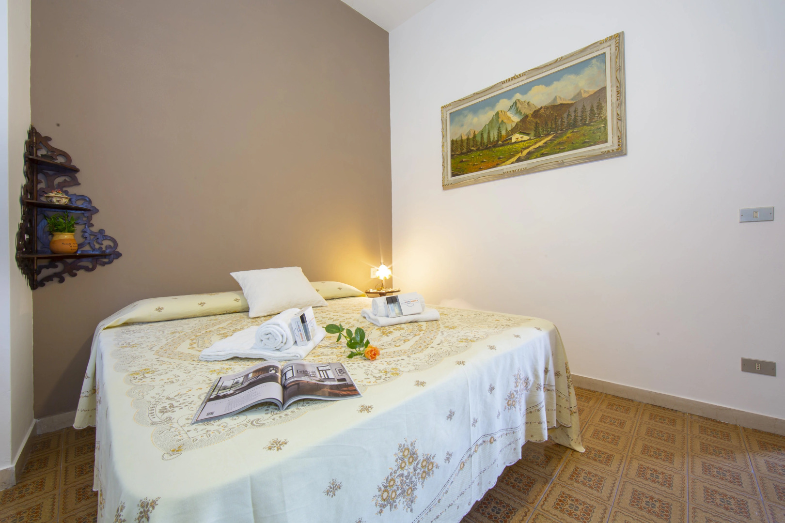 Margherita among vineyards