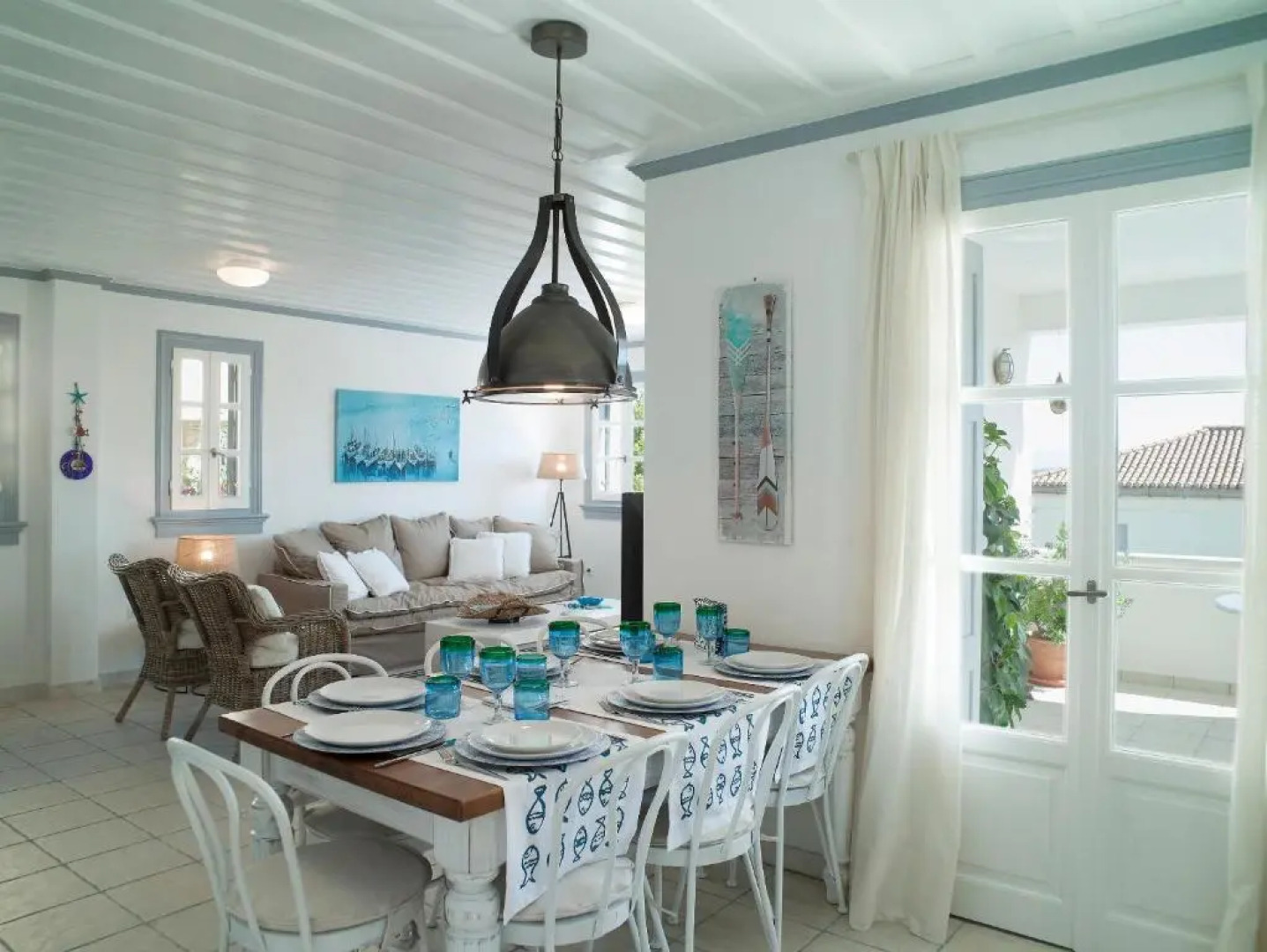 Villa with 5 bedrooms in Spetses with wonderful sea view private pool enclosed garden 900 m from the beach