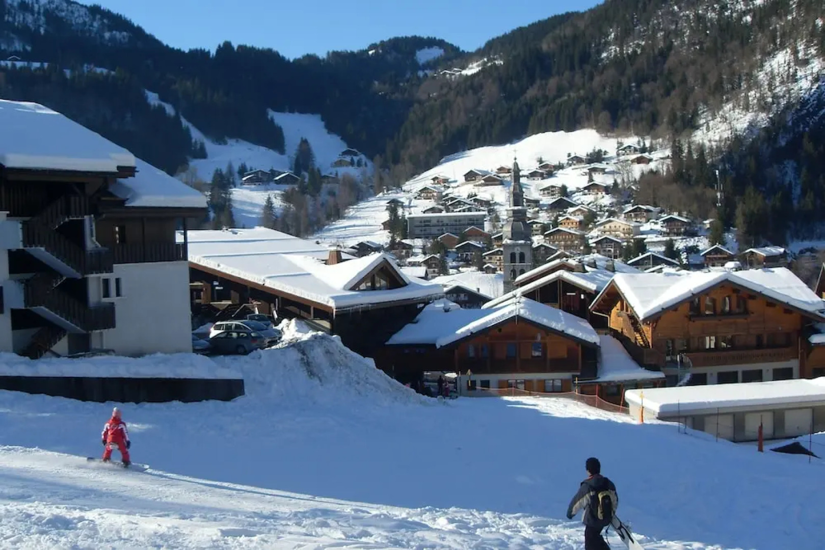 PARNASSE 203 La Clusaz skis aux pieds