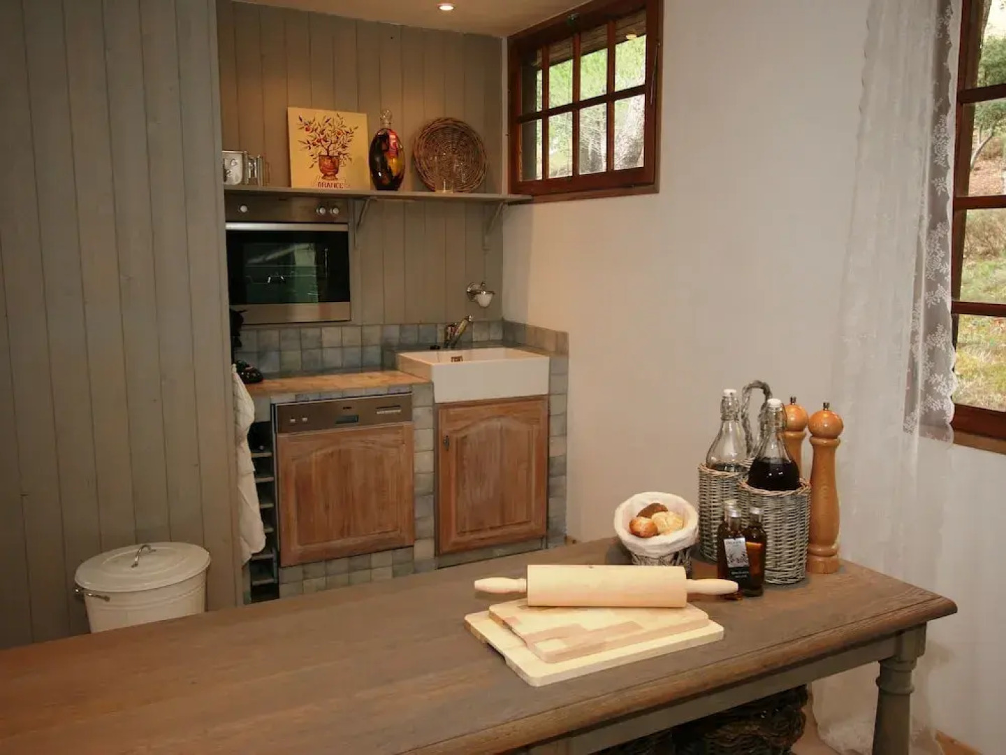 Detached and Tasteful Holiday Home on a Wooded Plot Near the Vineyards