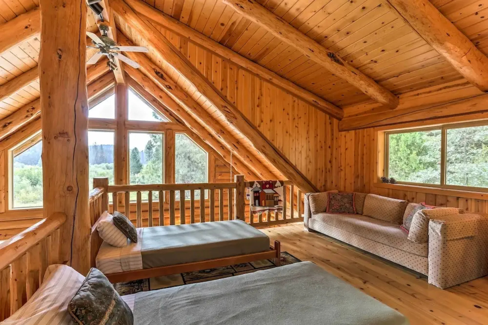 13 Mi to Ski Slopes: Log Home on 60 Private Acres!