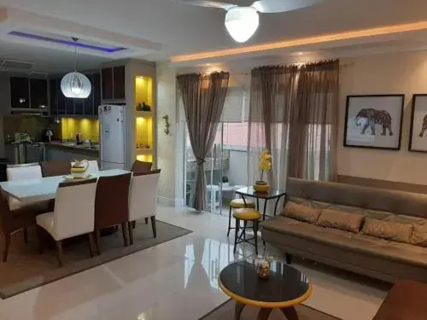 Lindo apartamento 3 dorm a 100m da praia de Perequê