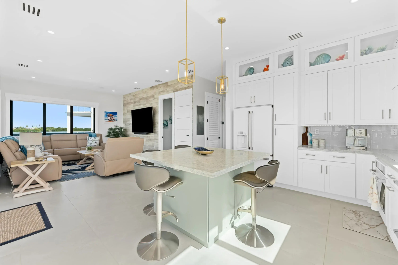 Luxury Seaside Escape Pool Dock Scenic Views