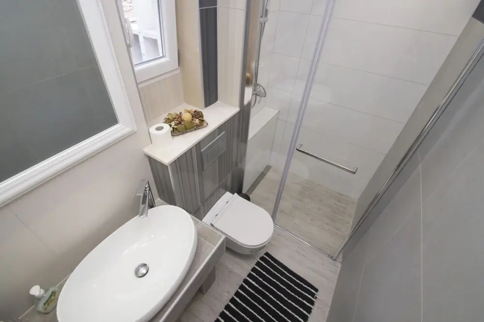 Apartment in Tri Porte (Potirna) with sea view, terrace, air conditioning, WiFi (39-2)