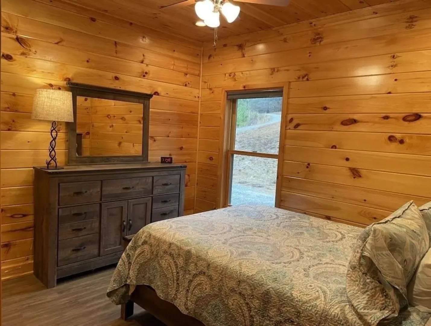 Charming cabin with an Amazing view! - pet and motorcycle friendly! 2 Bedroom Cabin by RedAwning