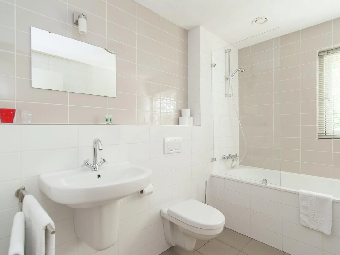 Restored back building of a farm.