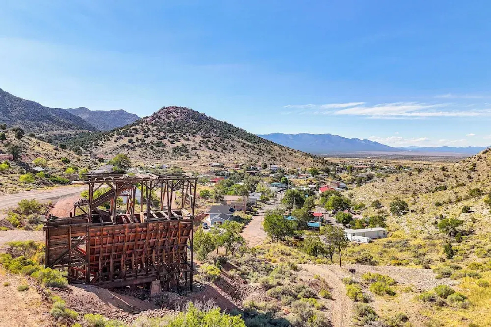 Historic Retreat w/ Mtn Views in Pioche!