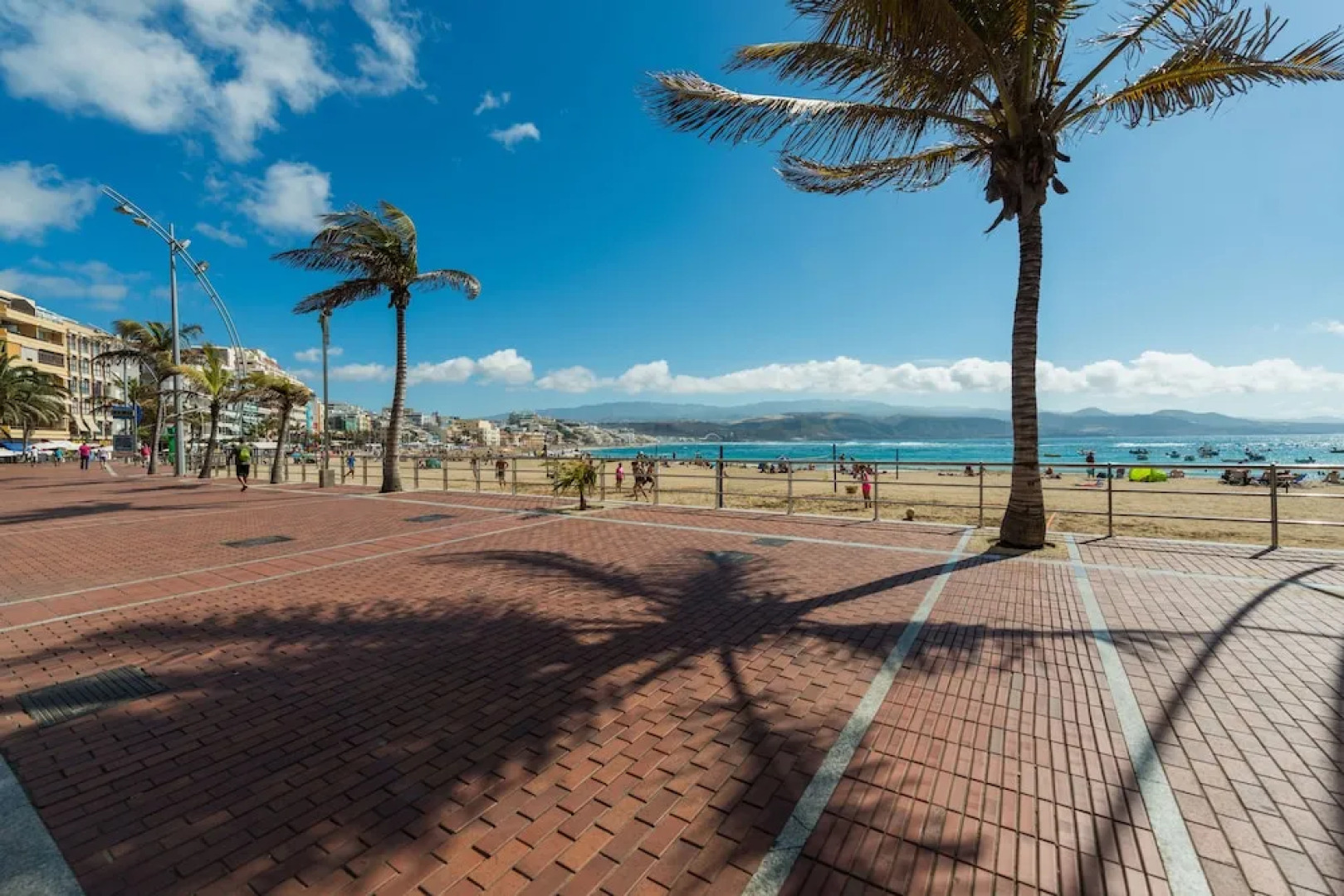 Green water at the beach