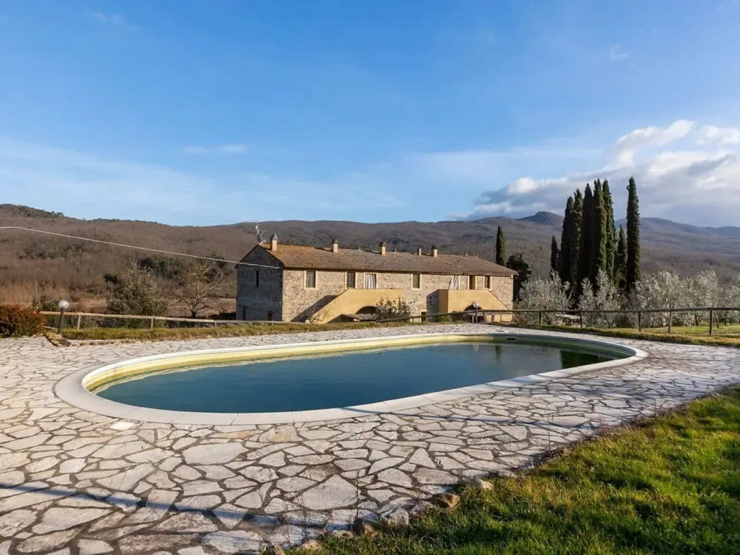 Scenic Holiday Home in Chianni With Swimming Pool