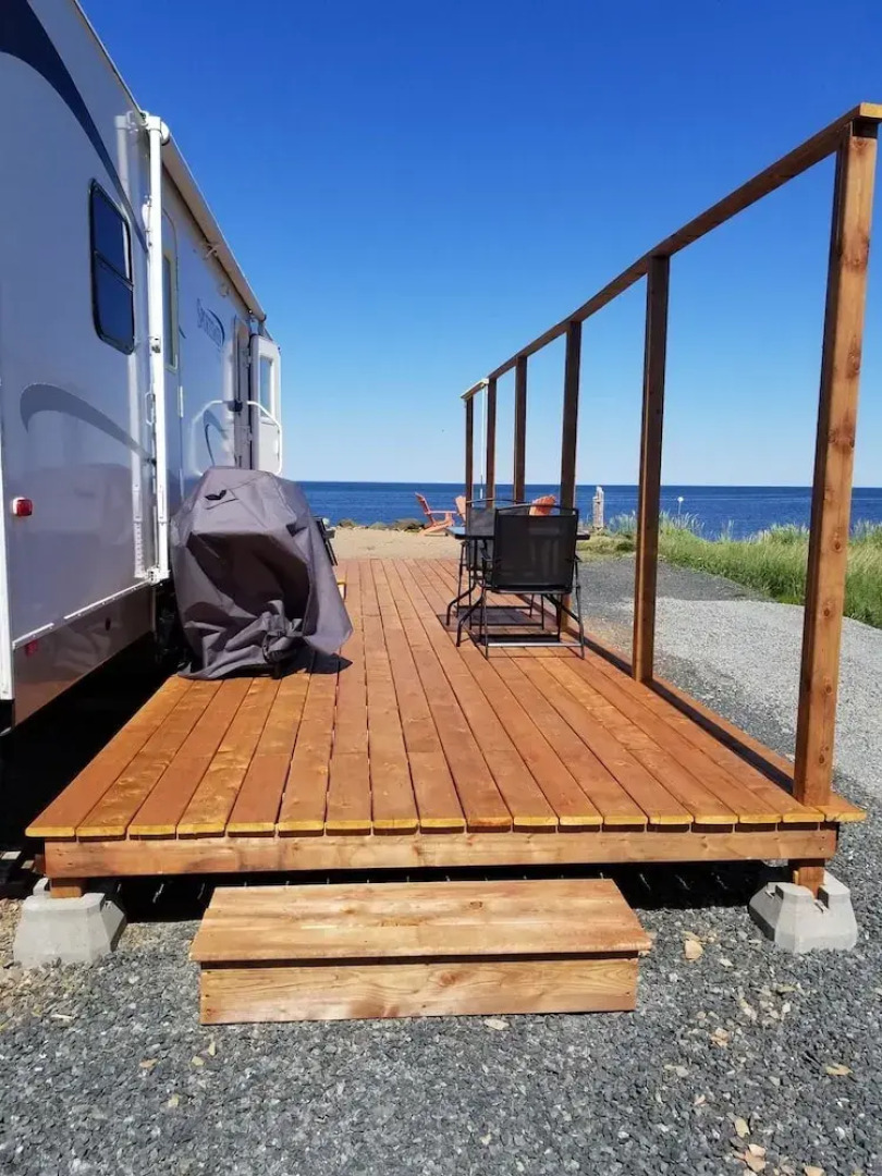 Property With one Bedroom in Pointe-verte, With Wonderful sea View, Furnished Terrace and Wifi - 85 km From the Slopes