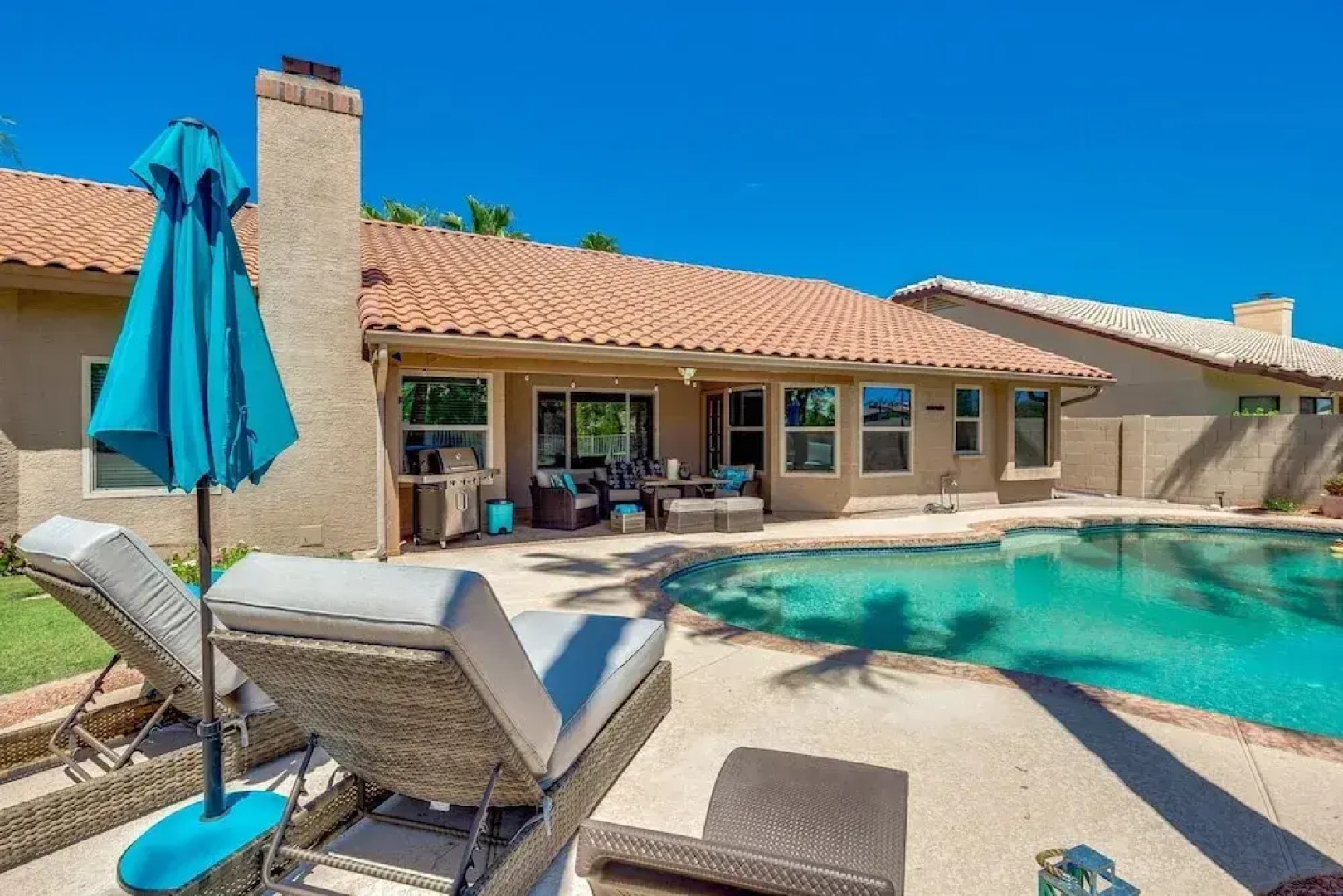 Updated Waterfront Home W/ Private Heated Pool & Garage. Near Arrowhead Shops! By Redawning