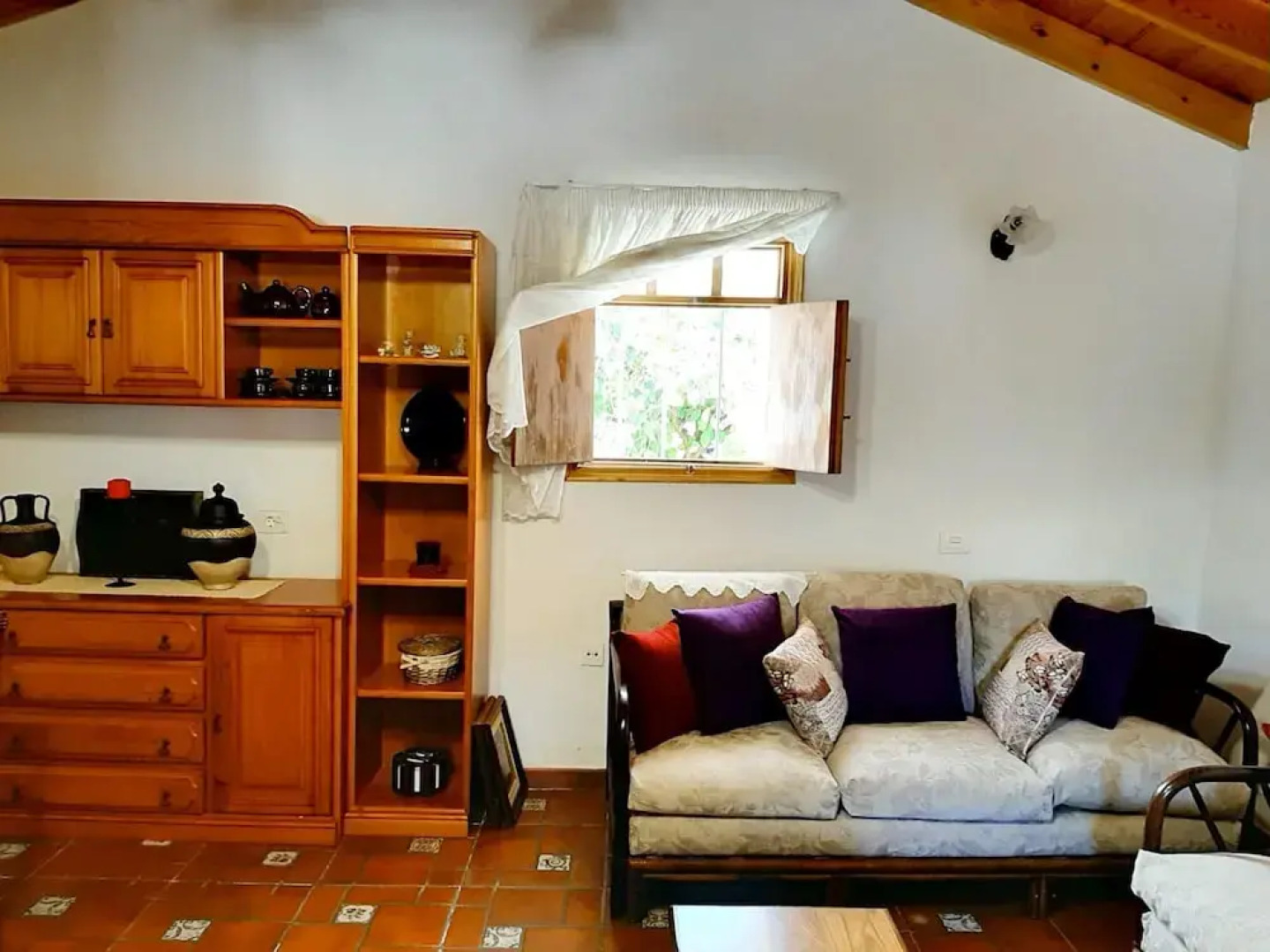 House With one Bedroom in San Juan del Reparo, With Wonderful sea View and Furnished Terrace - 7 km From the Beach