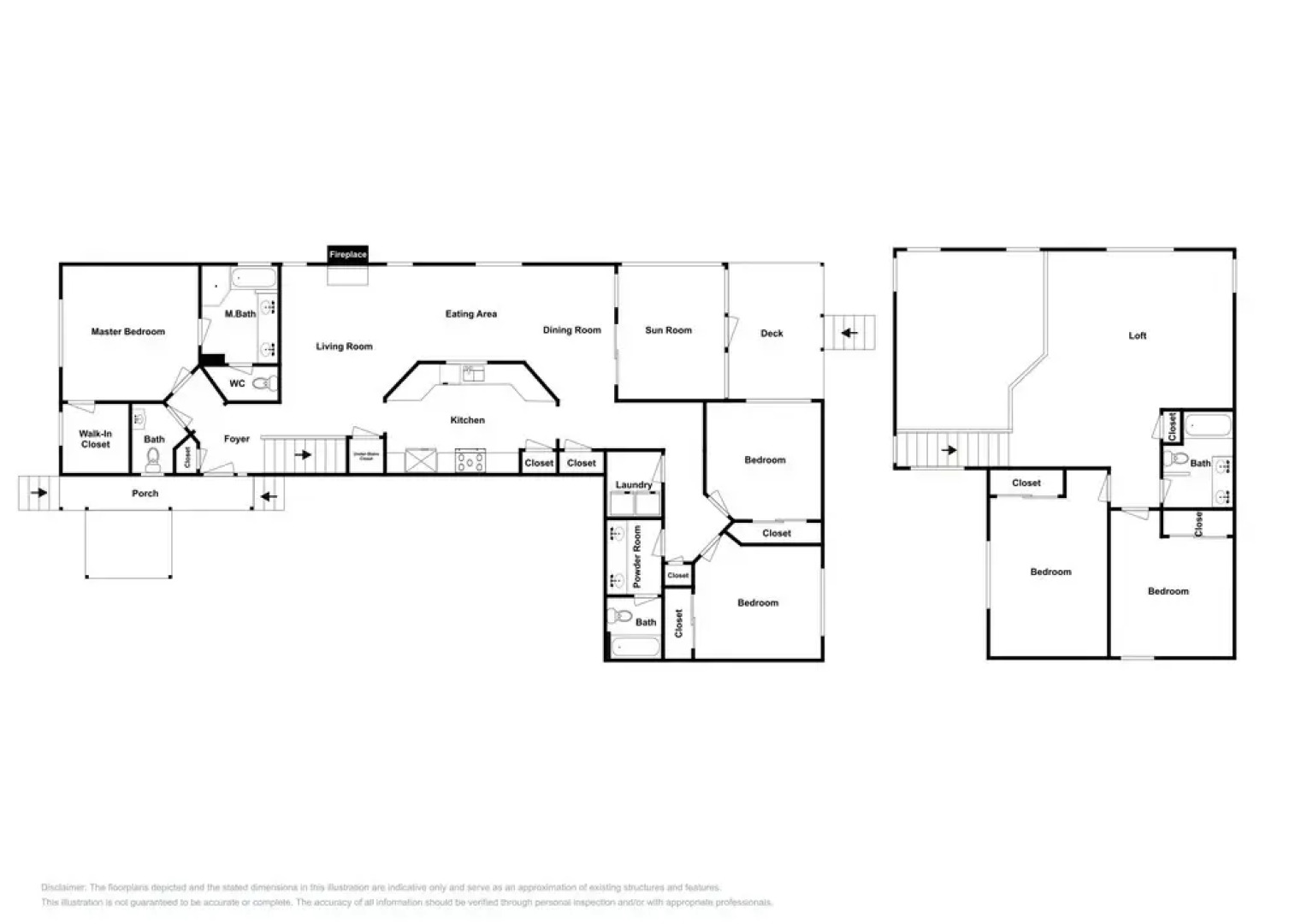 New Listing! Waterfront W/ Screened Porch 5 Bedroom Home