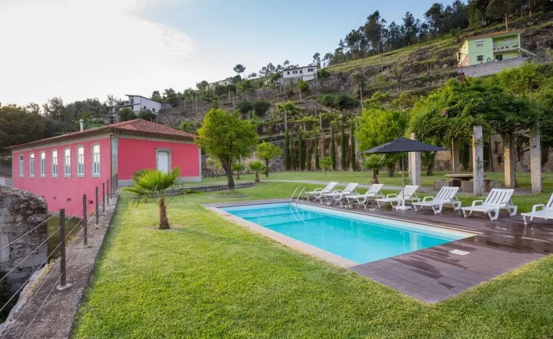Villa with 3 bedrooms in Sobradelo da Goma with wonderful mountain view private pool enclosed garden 60 km from the beach