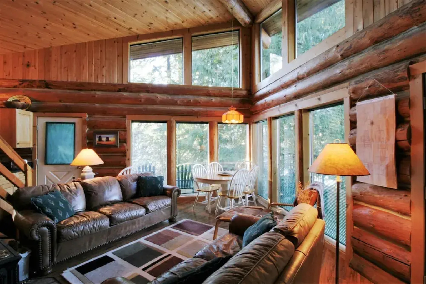 Pinecone Log Cabin