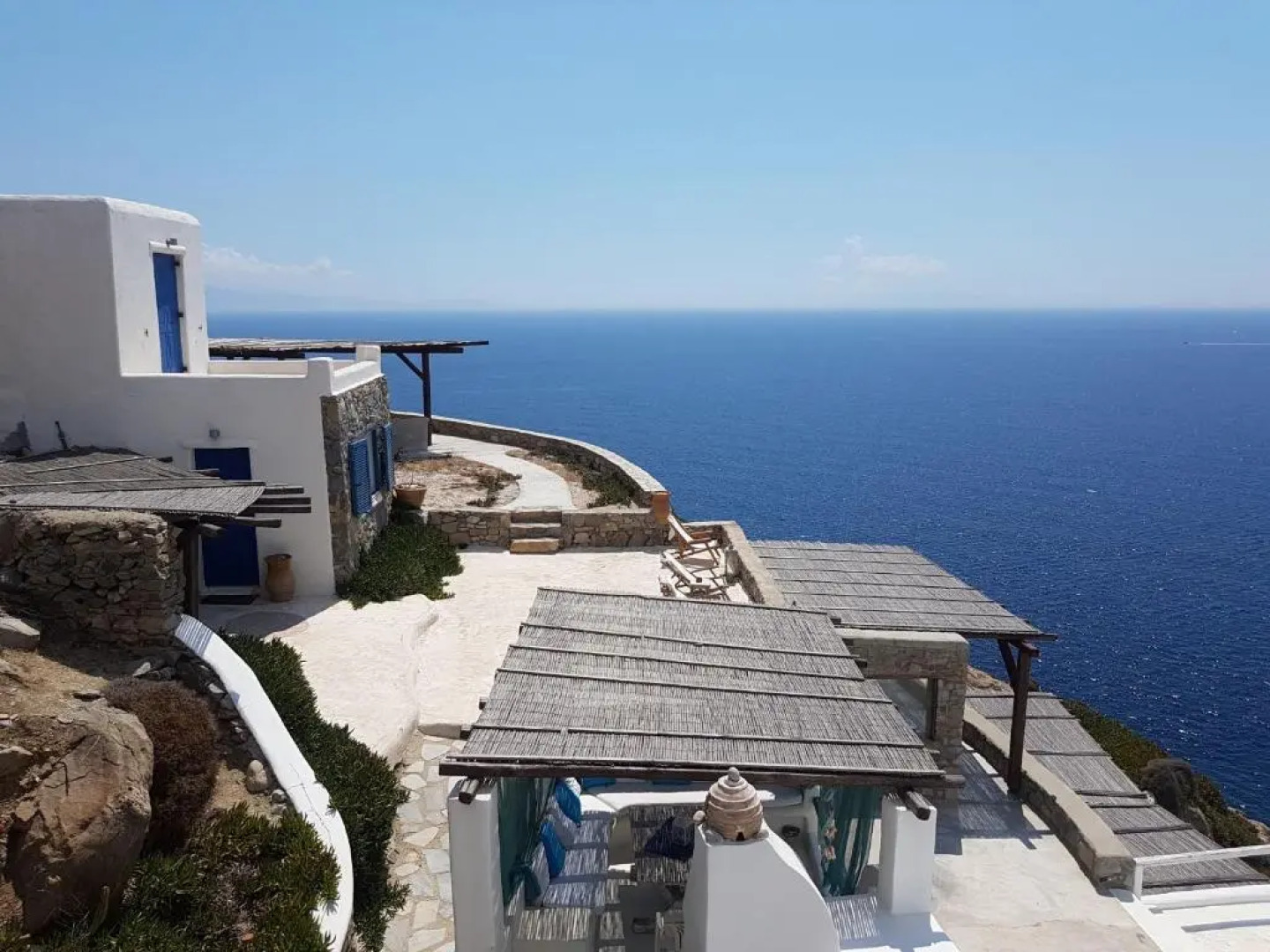 Mykonos studio with sea view
