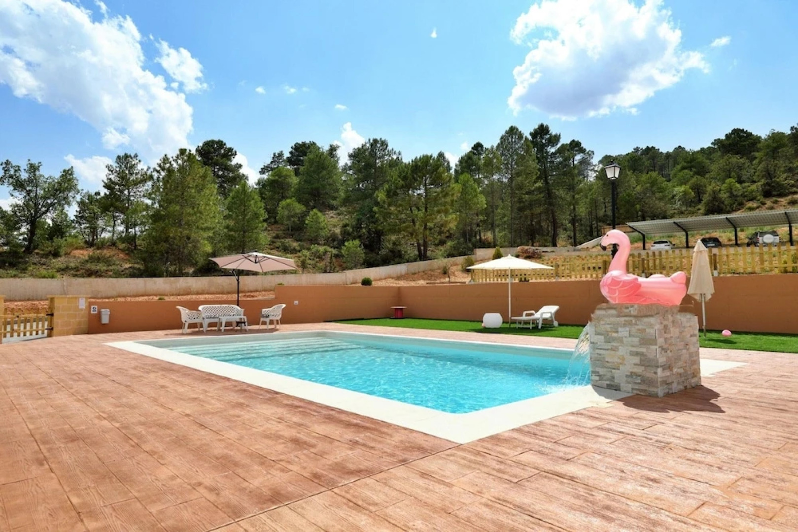 Villa With 7 Bedrooms in Villalba de la Sierra, With Wonderful Mountain View, Private Pool, Enclosed Garden